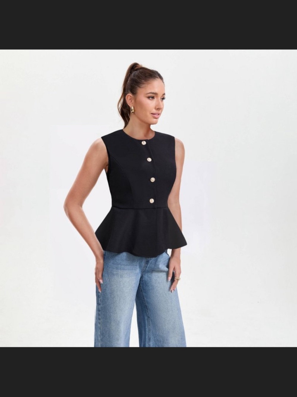 A new day peplum vest - Picture 2 of 4